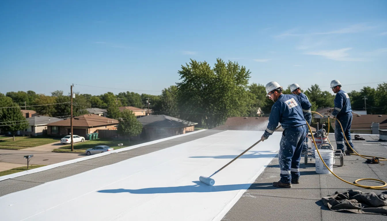 Commercial roof coating in Pettisville, OH near me